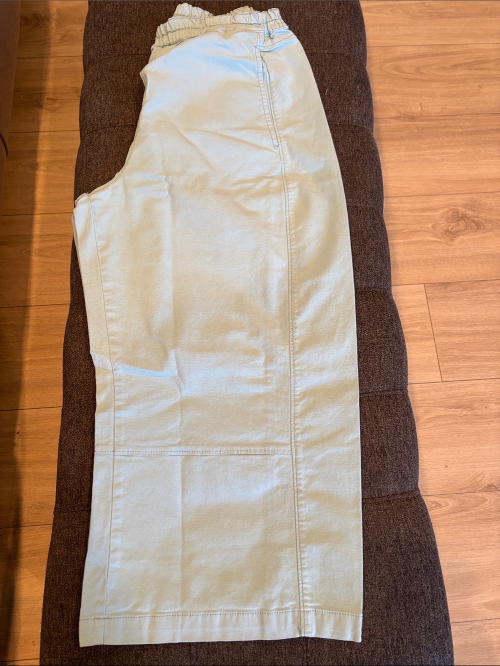 Pilcro Light Blue Elastic-Waist Pants - Picture 3 of 7